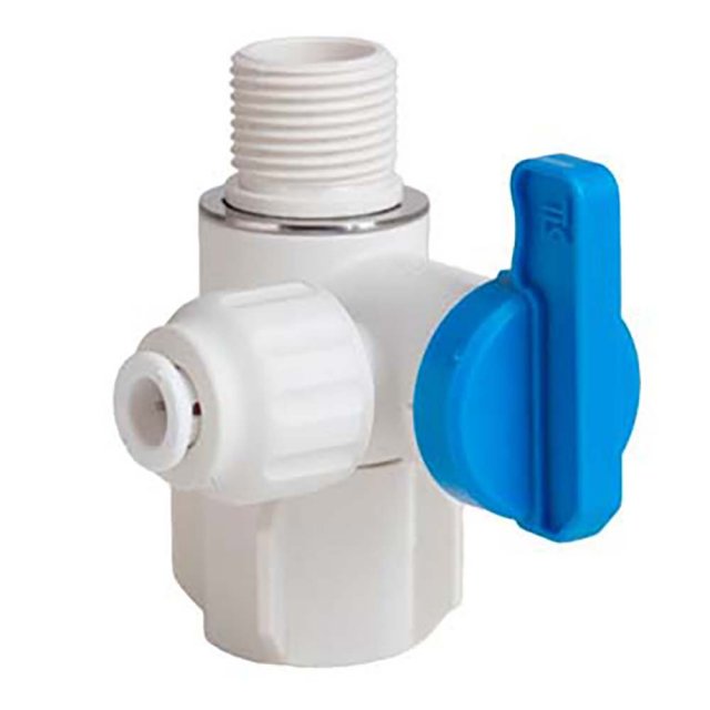 KFA Zawór kątowy odcinający do podłączenia baterii filtrujących 3/8”x
