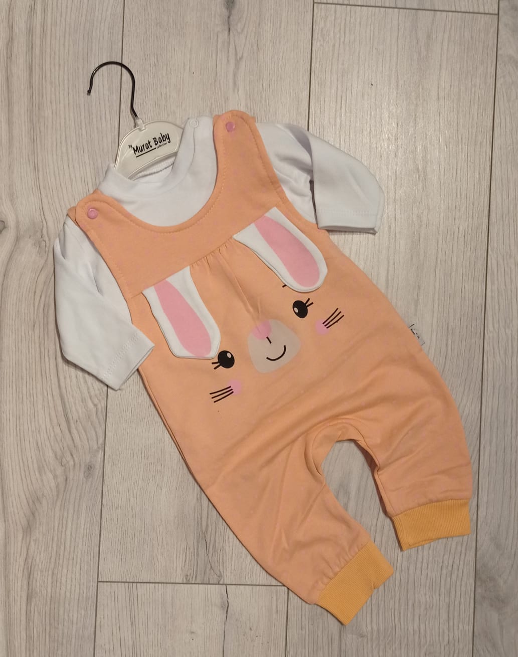 Komplet dla dziewczynki bluzeczka i śpioszki