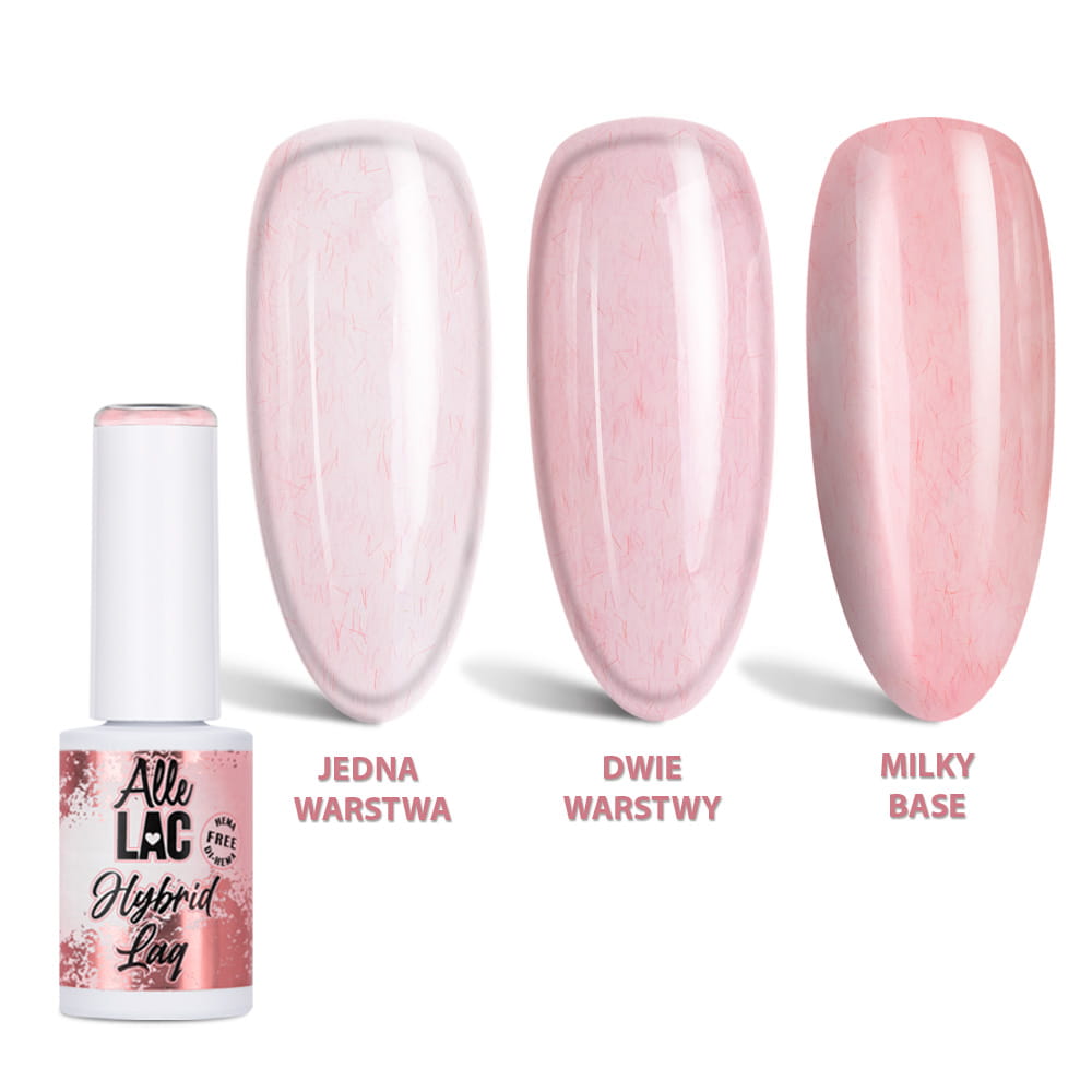 Lakier hybrydowy LED/UV Gel Polish Pinks Blush Blanket AlleLac HEMA/Di-HEMA Free 6g