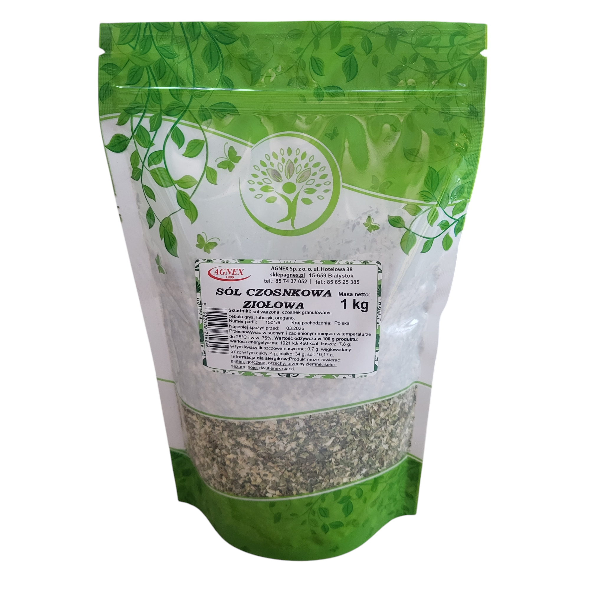 Sól czosnkowa- ziołowa 1 kg