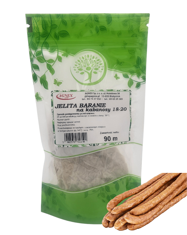 Jelita baranie na kabanosy 18-20 90m
