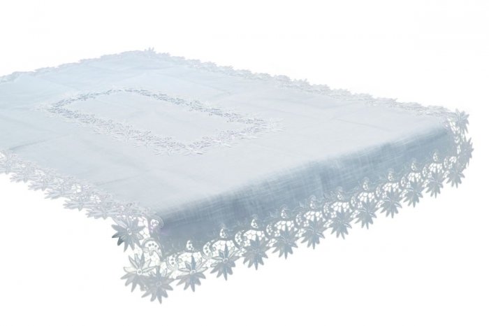 Obrus gipiurowy 110x160 wz. 606 Kolor: Biały