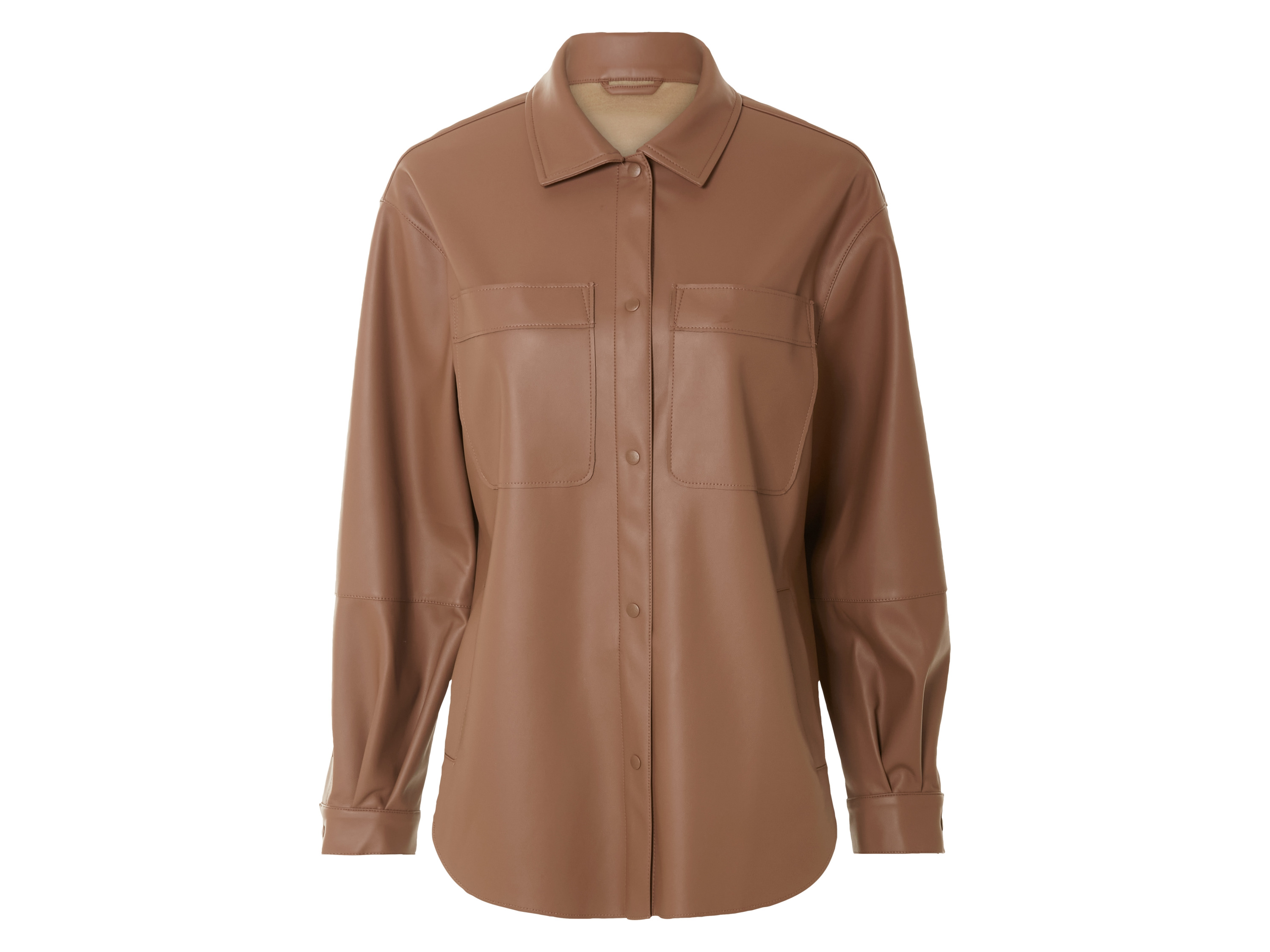 esmara Koszula oversize damska Brązowy, S36/38