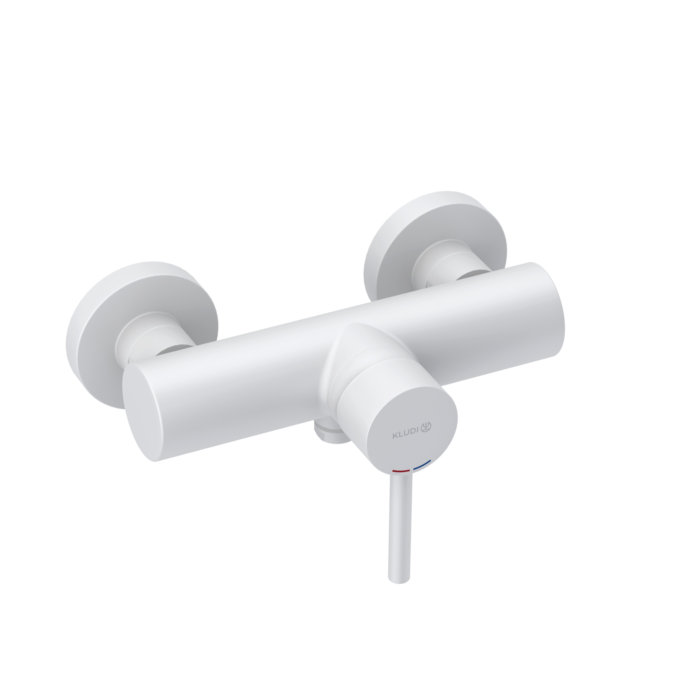 Darmowa Dostawa - Bateria prysznicowa ścienna biała Kludi Bozz 388315376