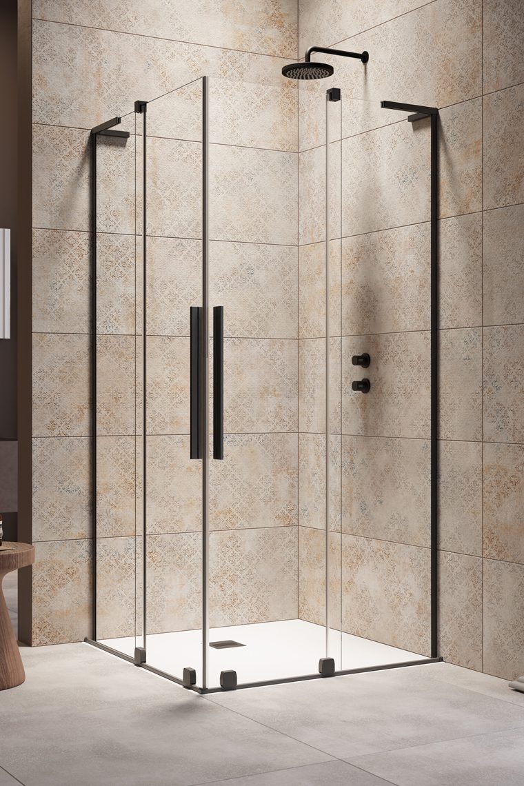 Darmowa Dostawa - Kabina prysznicowa część lewa /szkło przezroczyste Radaway Furo SL Black KDD 103051205401L