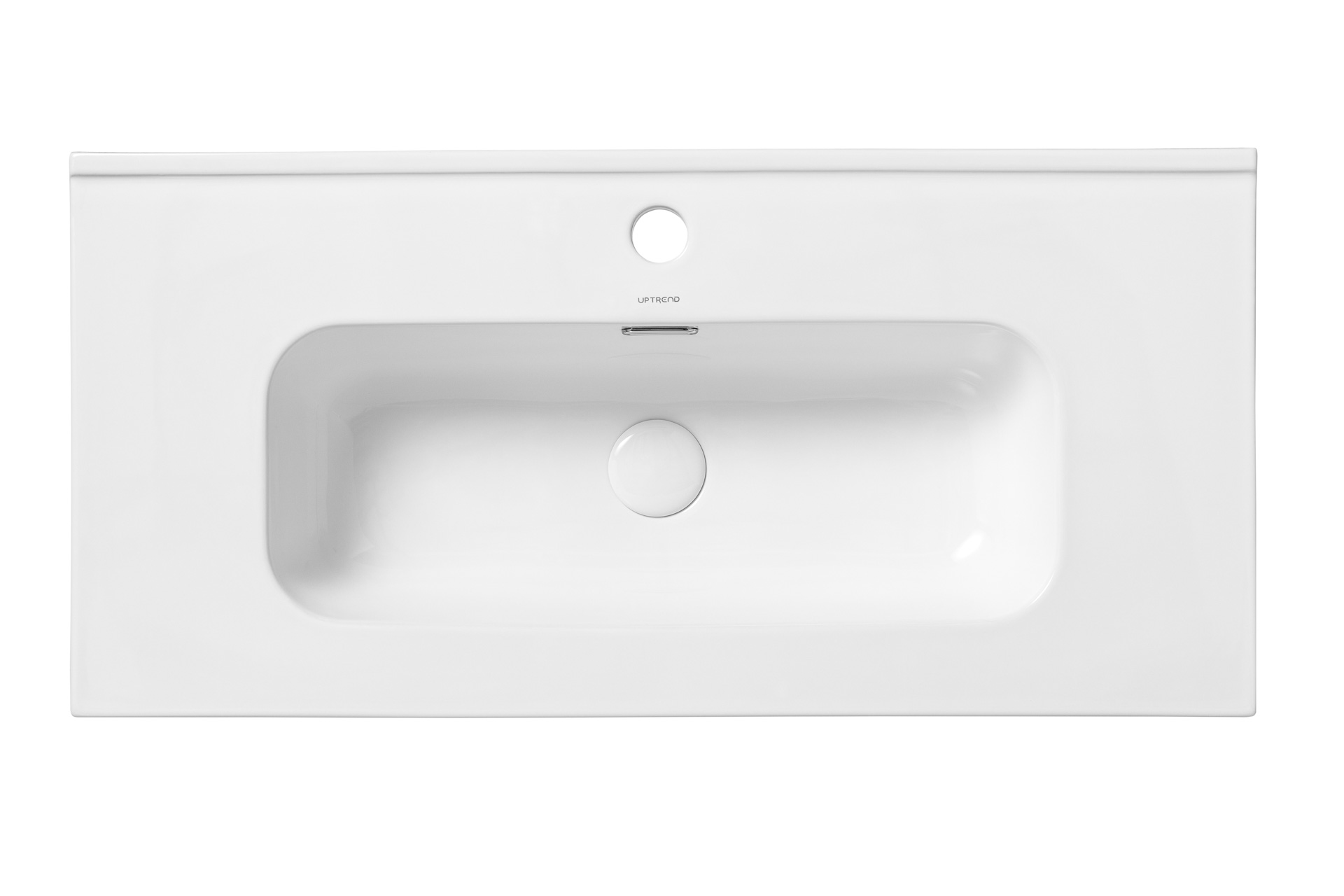 Darmowa Dostawa - Umywalka 60x38.5 cm prostokątna meblowa-wpuszczana biała Uptrend Charo TR411600