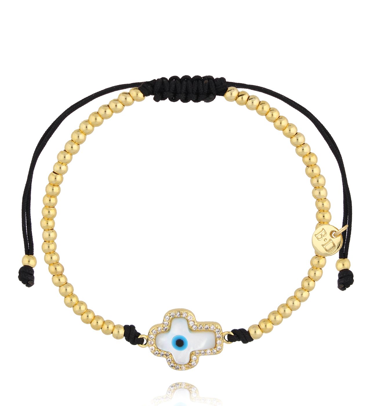 Bransoletka złota z krzyżykiem Mystical BSC2049