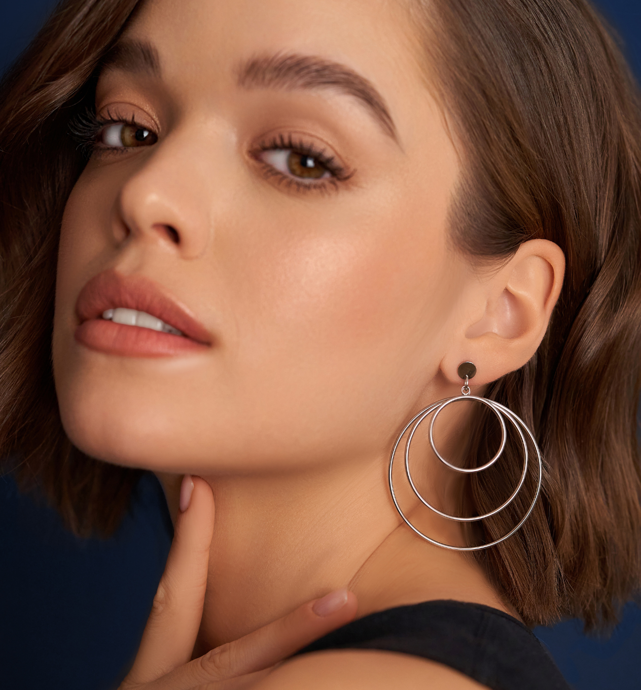 Kolczyki srebrne koła Freddo KSA1367