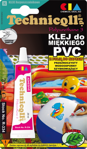 TECHNICQLL R334 KLEJ DO MIĘKKIEGO PVC 20ML - Petrostar