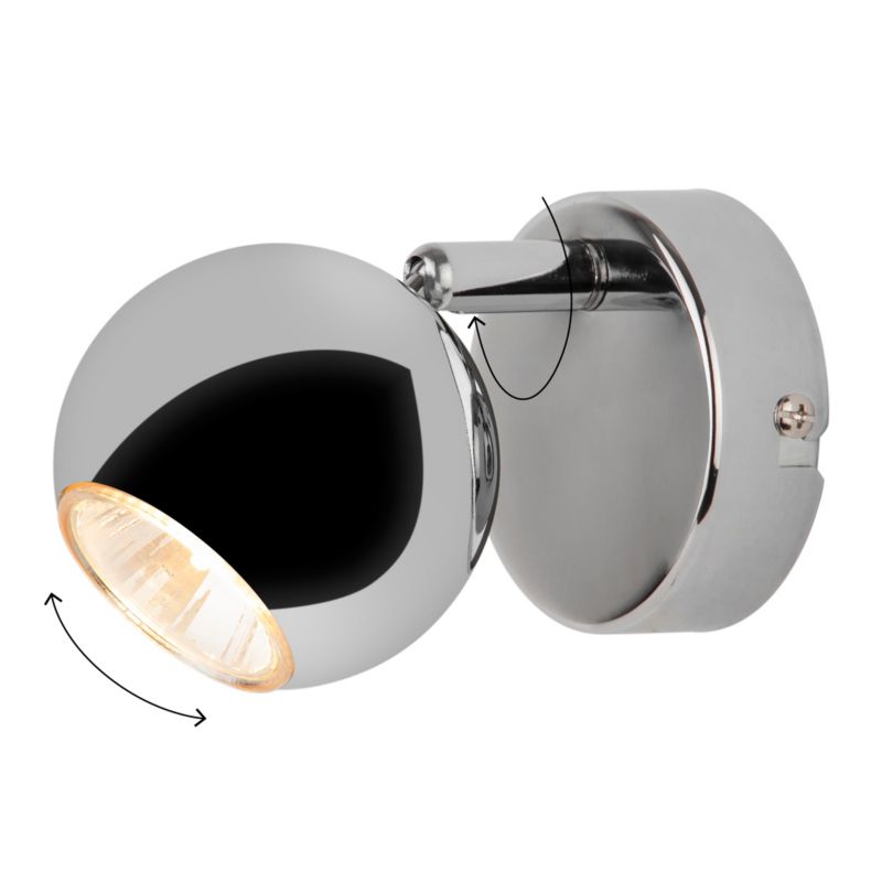 Spot GoodHome Roccheta 1 x GU10 chrom