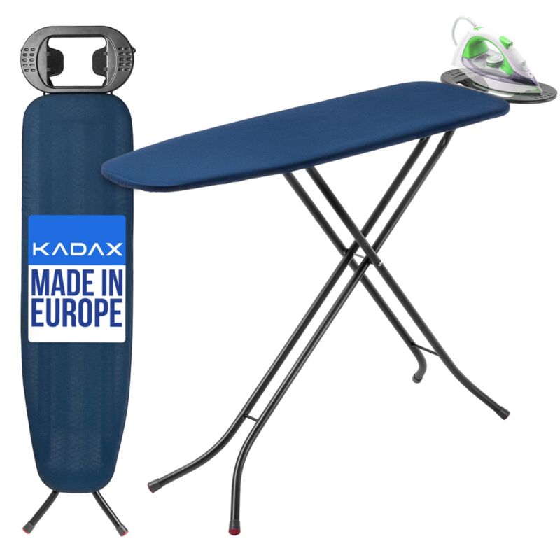 Deska Do Prasowania KADAX 110x30cm Składana Z Uchwytem Żelazko Standardowa 1szt.