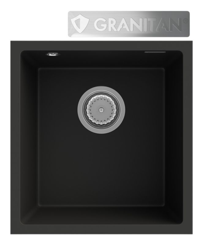 Zlewozmywak Granitowy Granitan Mini45 z Syfonem 1kpl.