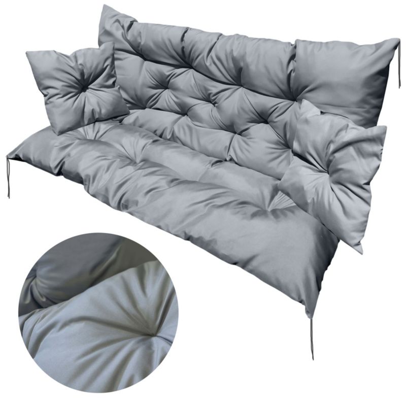 Poduszka Ogrodowa EDANTI Zestaw 150x60x50 Na Ławkę Huśtawkę Taras Wodoodporny 1 szt.