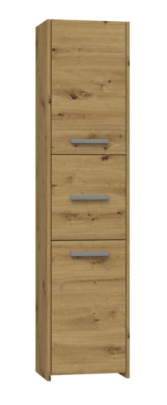 Szafka Łazienkowa Topeshop Regał Słupek S43 Dąb Artisan 30x40x170 cm 1 szt.