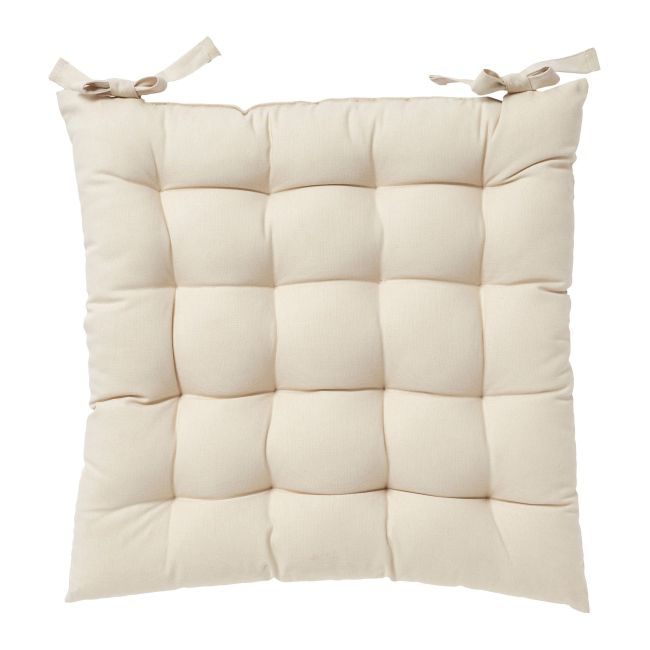 Siedzisko GoodHome Hiva 45 x 45 cm beżowe