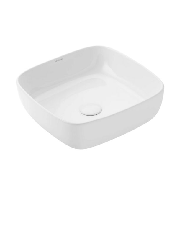 Umywalka nablatowa Uptrend HARMONY Square biały połysk 1 szt.