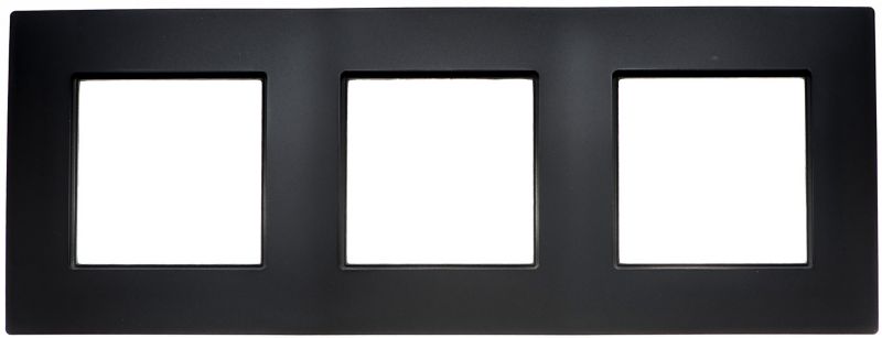 Ramka potrójna Rosa czarna