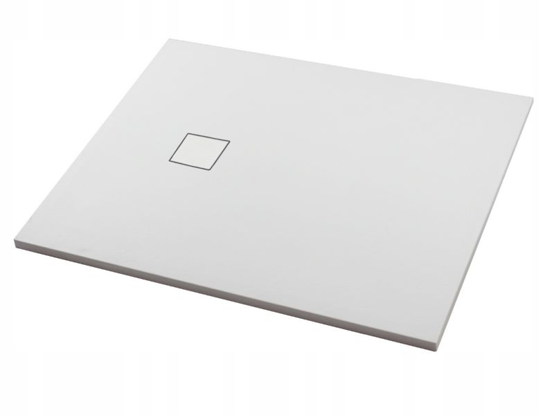 Brodzik prysznicowy slim BLOOM Durasan 100x80x2,6 biały prostokątny SMC najtańszy brodzik na wymiar 1 szt.