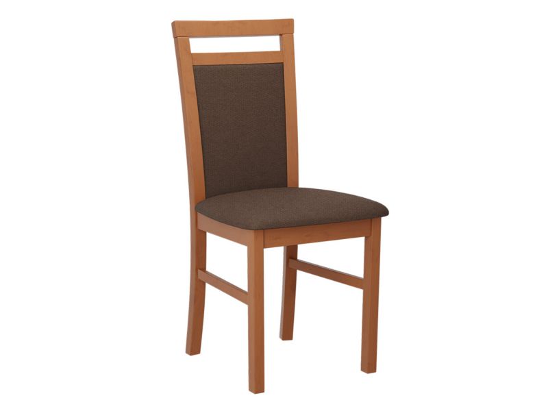 Krzesło MIRJAN 24 Milano 5 olcha + brązowa welwetowa plecionka 1 szt.