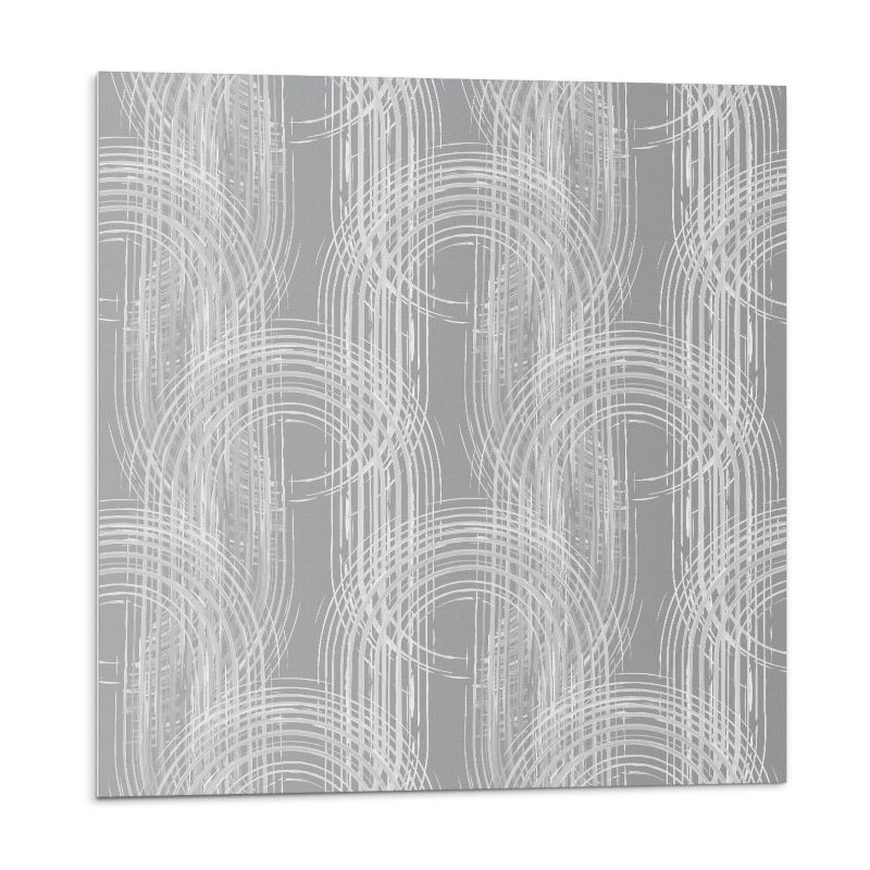 Kafelki samoprzylepne Wallfluent 30x30 cm Geometria kręgów w stylu abstrakcyjnym 9 szt.