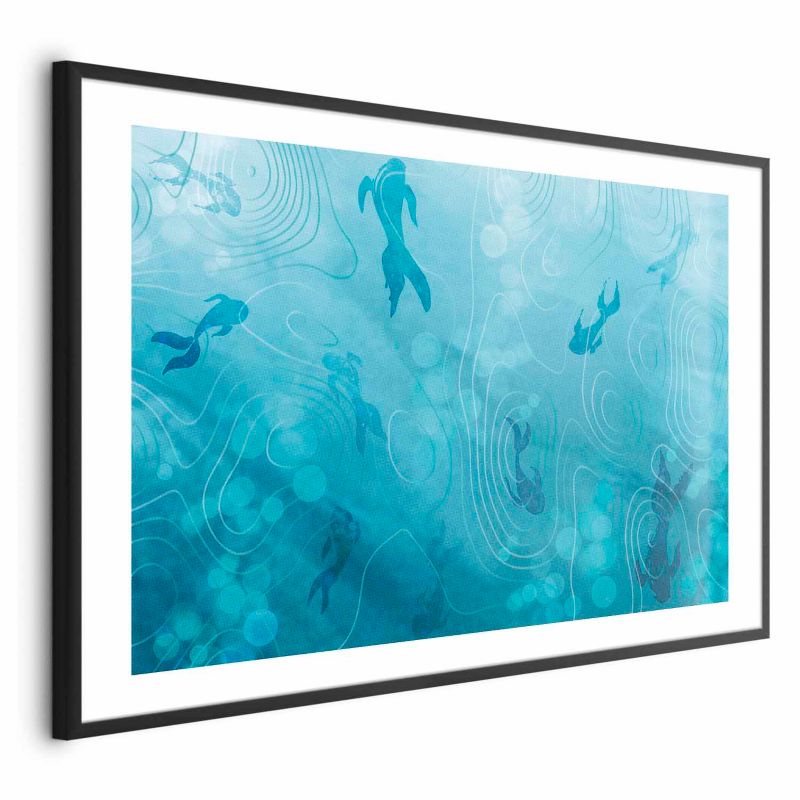 Plakat Artgeist Japoński staw 90x60 cm z ramą czarną 1 szt