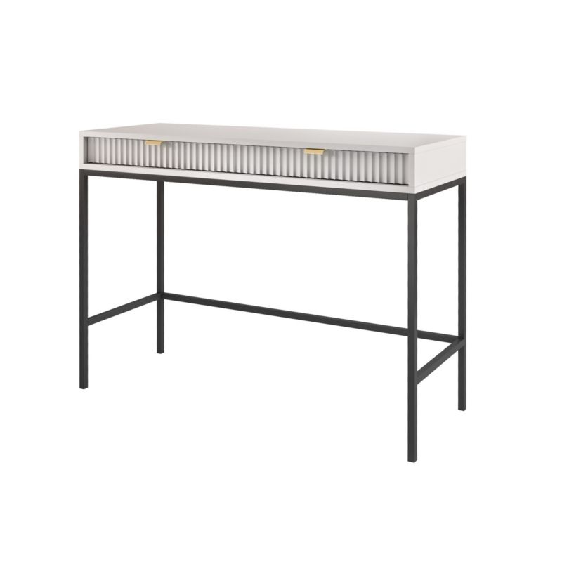 Toaletka z szufladami Bettso Nova 104 cm na czarnym stelażu szary 1szt.