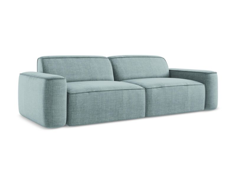 4-osobowa kanapa modułowa LaMiaSofa MELISSA z tkaniny strukturalnej 244x102 cm jeans 1 szt.