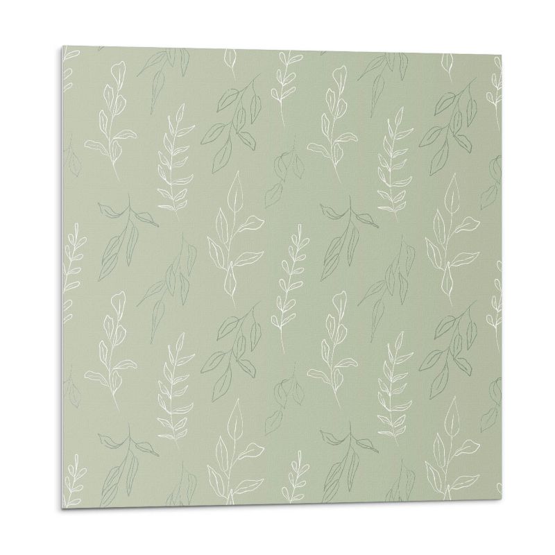 Kafelki samoprzylepne Wallfluent 30x30 cm Wzór liści w harmonijnym 9 szt.