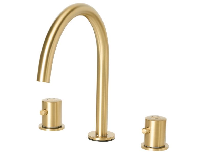 Bateria umywalkowa Pilcomayo Mosiądz Złoty 1 szt.