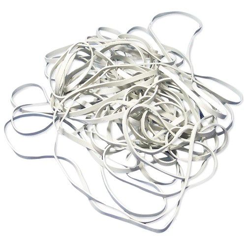 Gumki recepturki Neopak 80mmx1,5x1,5 białe - 1kg 1 szt.