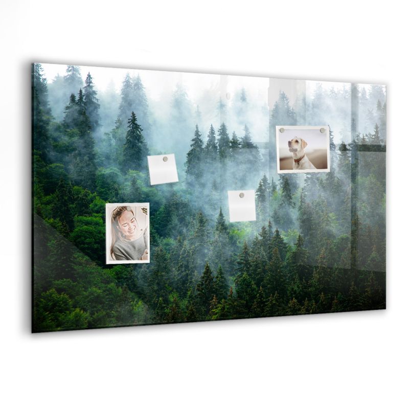 Tablica magnetyczna Wallfluent 90x60 cm Mglisty las 1 szt.