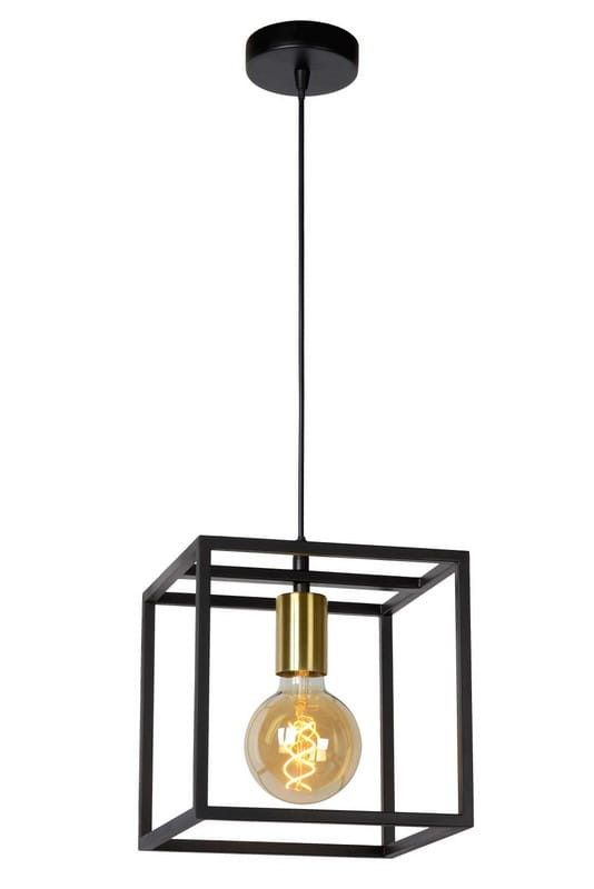 Lampa sufitowa wisząca Lucide Ruben 0156 czarno-złota szerokość 22 cm 1xE27 x 40W 1 szt.