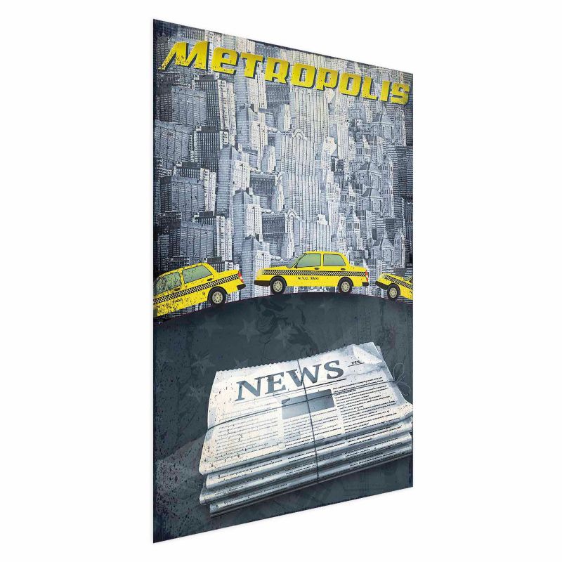 Plakat Artgeist Metropolis 29,7x42 cm bez ramy 1 szt