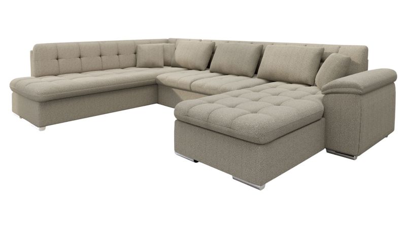 Narożnik z funkcją spania MIRJAN 24 Niko prawy oliwkowy beż 1 szt.