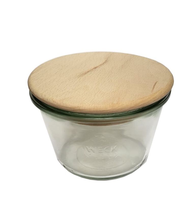 Słoik MODO24 Weck 370 ml fi 100 mold drewniane wieko 1 kpl.
