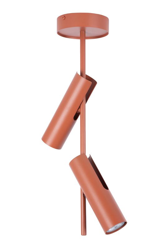 Reflektor spot Sigma Lighting Leda ceglany 2 x GU10 x IP20 wym: 55 x 28 x 13,5 cm - 1 szt.