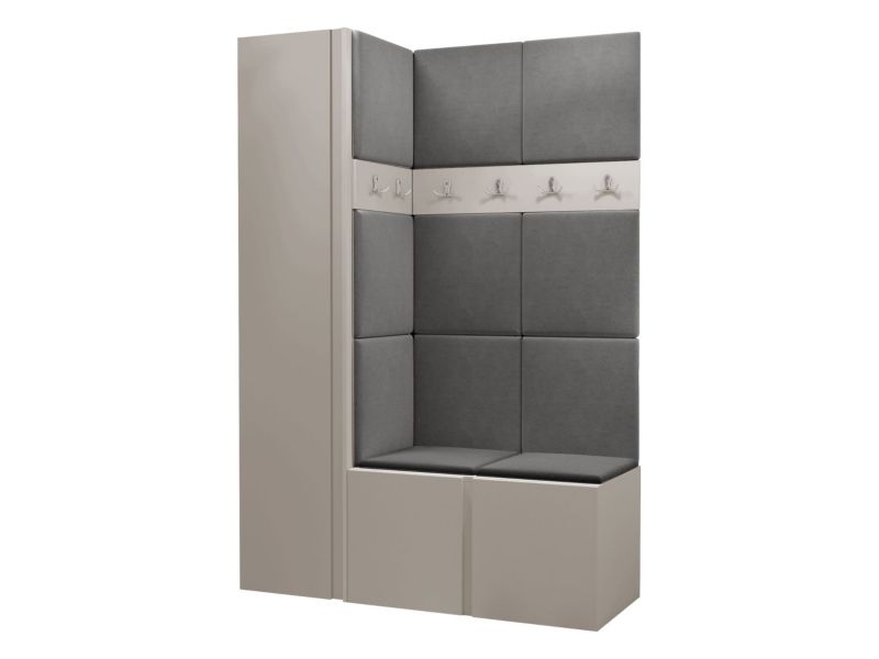 Garderoba MIRJAN 24 Orion IX kaszmir + szary 1 kpl.