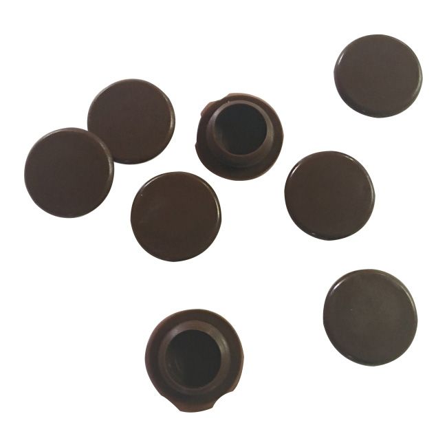 Zaślepka do futryny Kaprys-Met G fi 12 mm 8 szt. brązowa