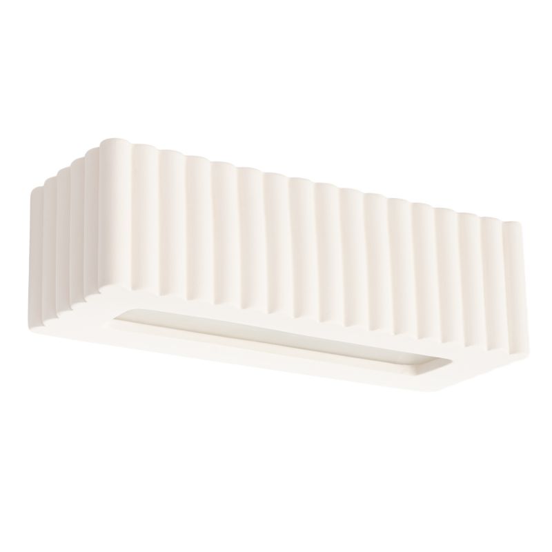 Kinkiet ceramiczny RIGATA biały Sollux Lighting 1 szt.