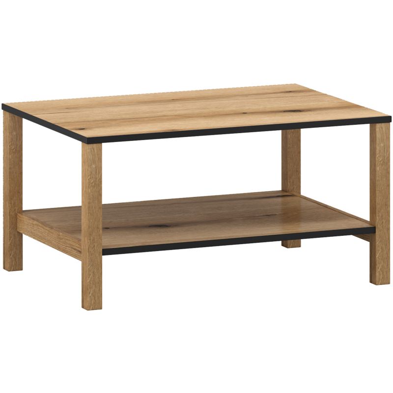 Ława a Prostokątna VERVE Mebel Elite 80 cm do Salonu Dąb Evok Loft 1 szt