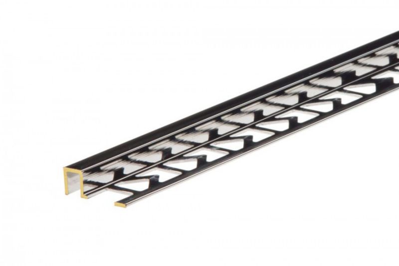 Profil do glazury krawędziowy Cezar Chrom 2500x11x8,5mm mosiężny 1 szt.