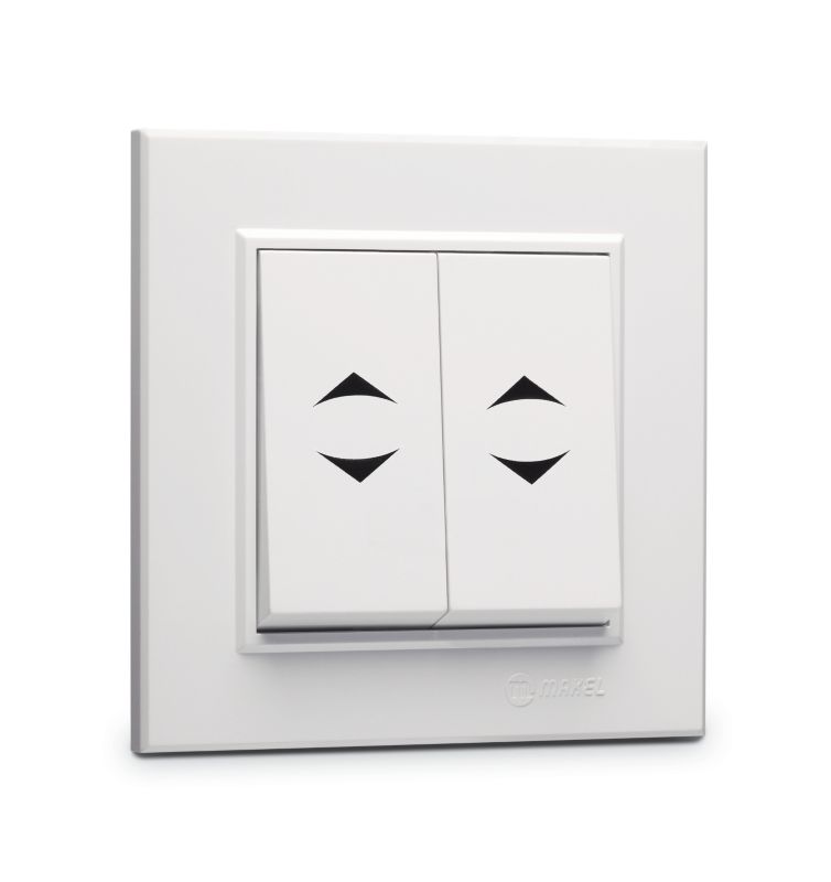 Łącznik schodowy podwójny Makel Karea biały