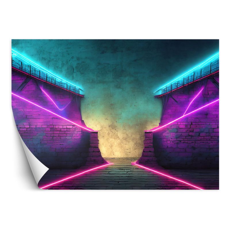 Fototapeta Feeby Abstrakcja tekstury neonowej 150x105 1 szt