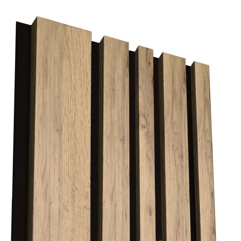 Lamele Max-Stone na czarnym filcu 265X30 FUSION DĄB WOTAN 1 szt.