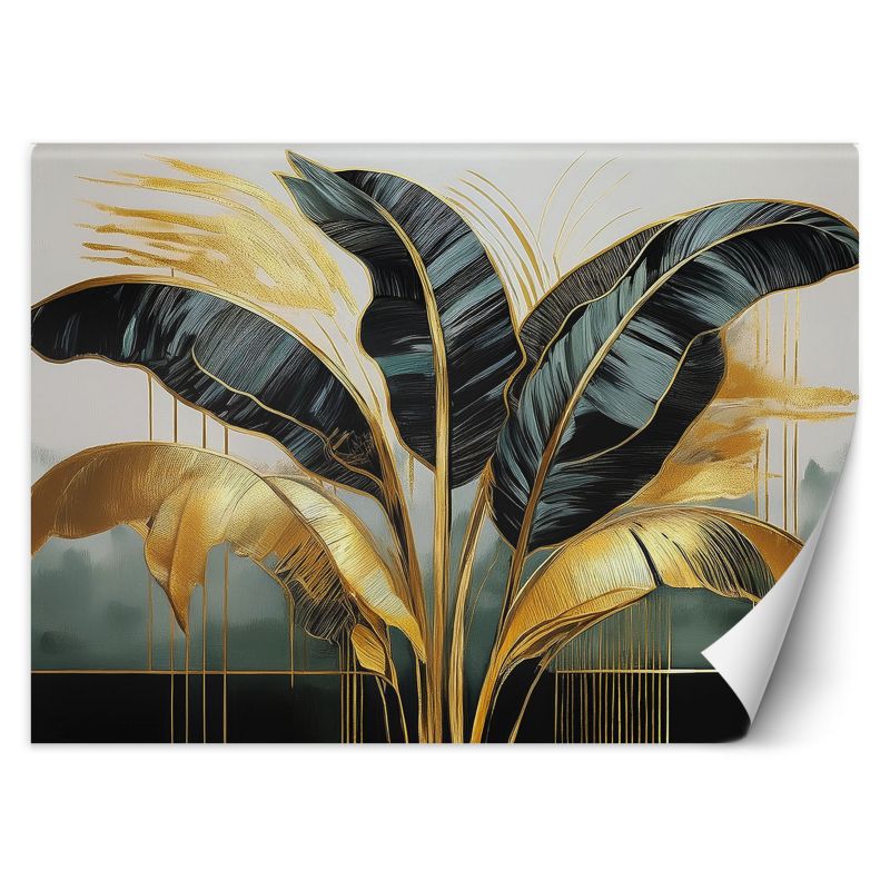 Fototapeta Feeby Liście bananowca Art Deco 350x245 1 szt