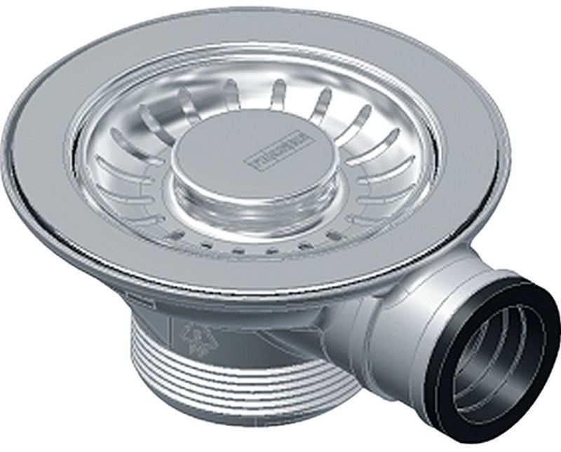 Korek stalowy Franke 112.0049.409, sitko manualne, stal szlachetna, wym. 21x5x26 cm, 1 szt.