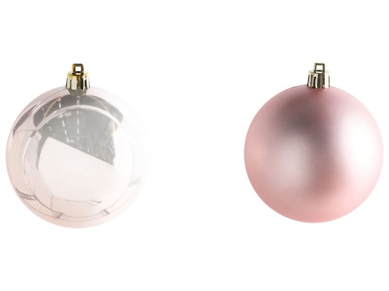 Zestaw 36 bombek Bygdin Różowy 1 kpl