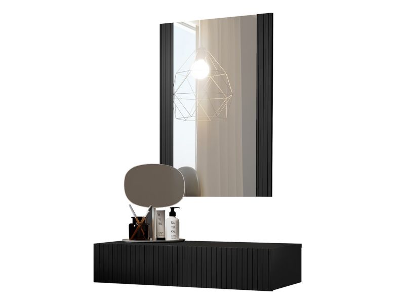 Toaletka z lustrem MIRJAN 24 Pafos czarny 1 szt.