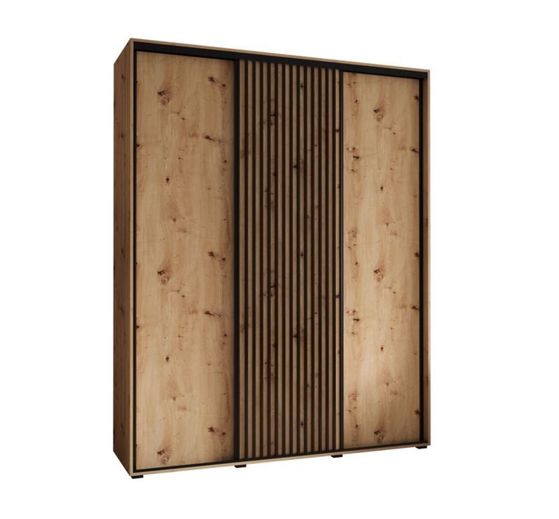 Szafa przesuwna Garderoba Abiks Lanko 1 200 gł. 60 artisan/artisan 1 szt.