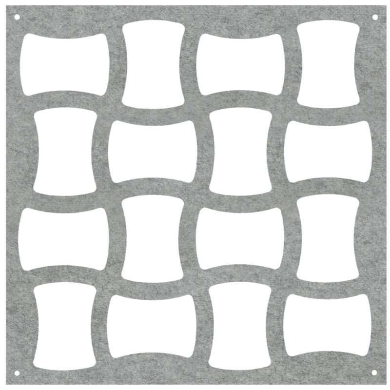 Panel wiszący Max-Stone QUADRO GEOMETRIC FILC 39x39 cm lekka ścianka dekoracyjna 1 szt.